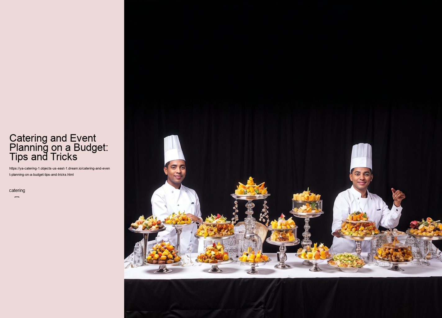 Catering and Event Planning on a Budget: Tips and Tricks